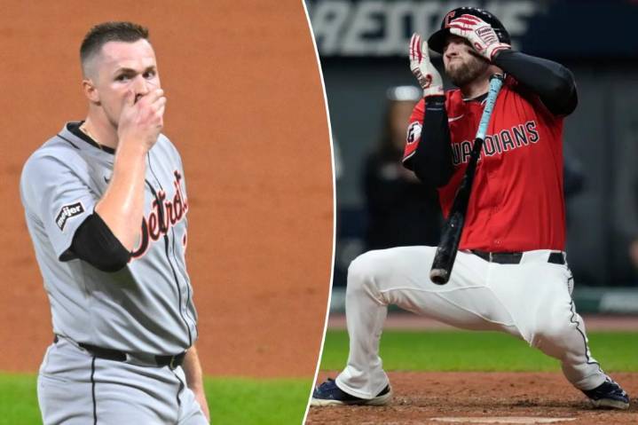 Tarik Skubal visits David Fry after he suffers multiple fractures
