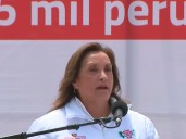 Dina Boluarte se queja por poca presencia en inauguración de obra: “La población debe valorar al Gobierno”