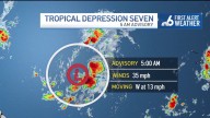 Tropical Depression Seven forms in the Atlantic, NHC says