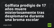 Golfista prodigio de 17 años muere misteriosamente tras desplomarse durante una broma escolar
