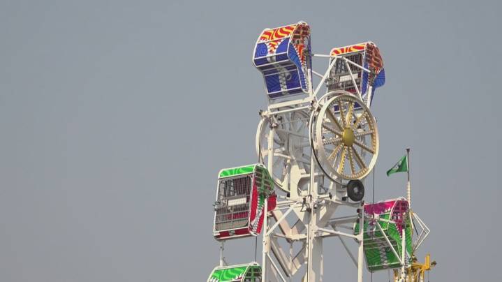 Smoky, hazy skies for the first weekend of the 2025 Spokane County Interstate Fair