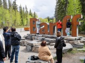 Possible archaeological find delays move of Banff tourist sign