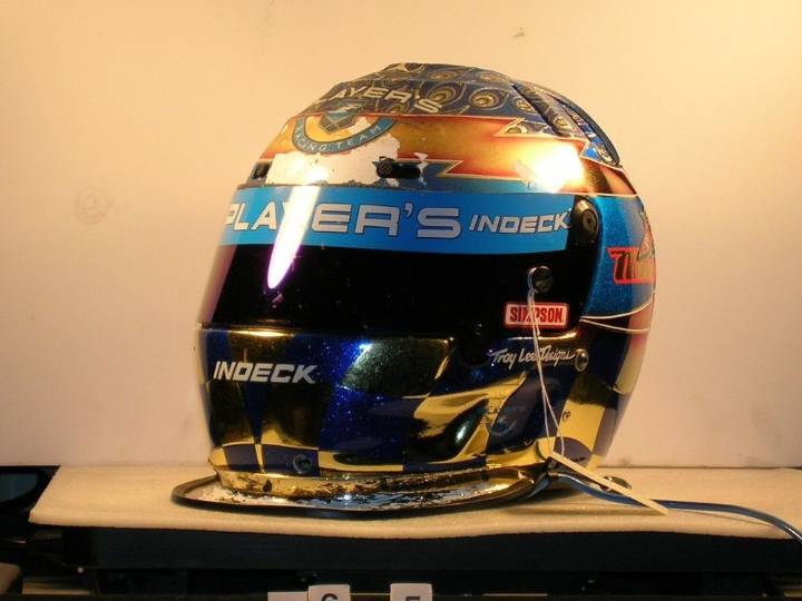 Suspect arrested and Greg Moore's priceless IndyCar helmet recovered
