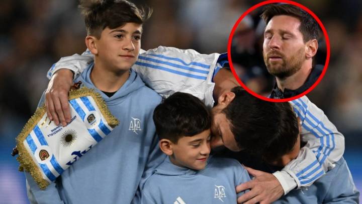 Lionel Messi rompe en llanto al jugar su último partido con Argentina