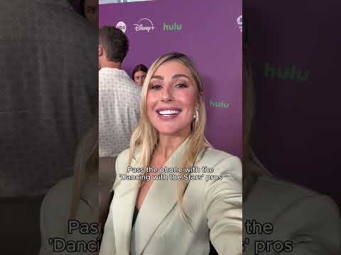 Pass the phone with the 'Dancing with the Stars' pro dancers