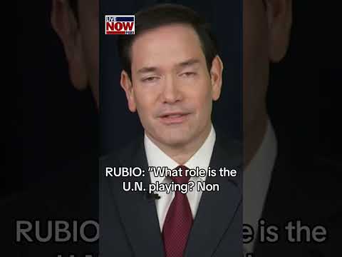 Rubio calls out the UN ahead of the General Assembly