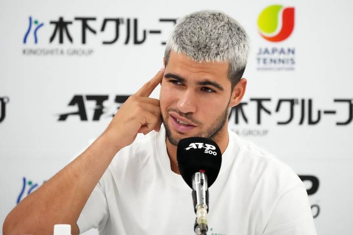 Alcaraz - Báez en Tokio: horario y dónde ver el debut del número del tenis