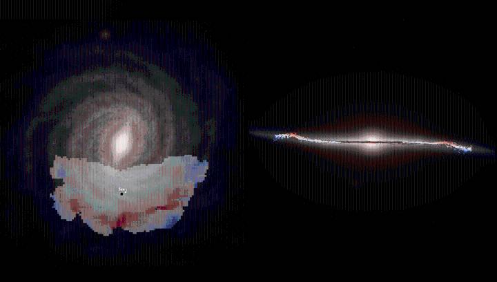 "The Great Wave": There Is A Massive Ripple Across The Milky Way Shifting Stars By Hundreds Of Light