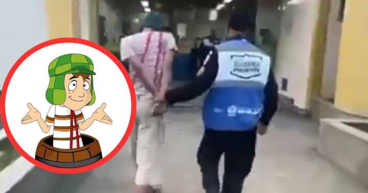 ‘¡Fue sin querer queriendo!’: Detienen en Brasil a joven disfrazado de El Chavo del 8