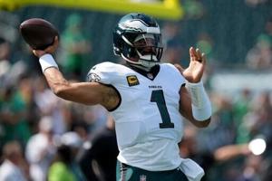 Eagles aim to turn tables on Bucs in battle of NFL unbeatens