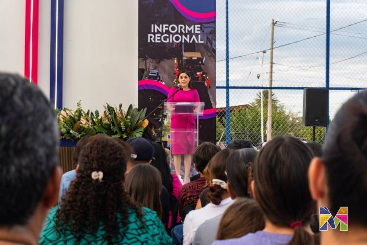 Entrega Miriam Soto nueva unidad deportiva en Las Puentes