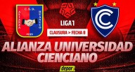 Alianza Universidad vs. Cienciano EN VIVO vía Liga 1 MAX y L1 Play por Torneo Clausura
