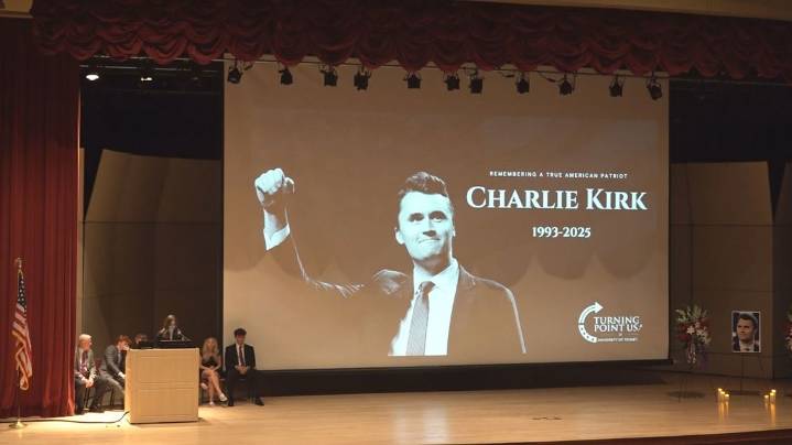 University honors activist Charlie Kirk