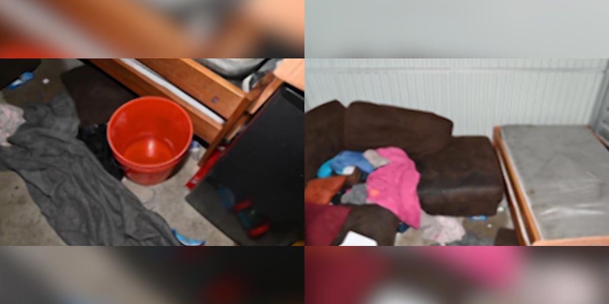 6 children, including baby, found living inside storage unit