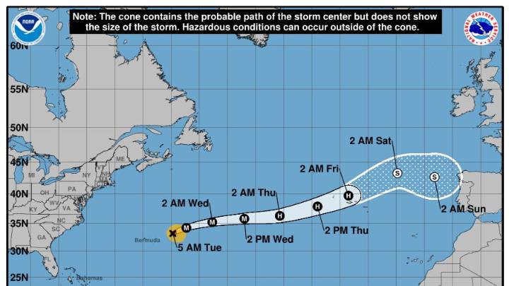 Where is Hurricane Gabrielle headed? See path tracker, forecast