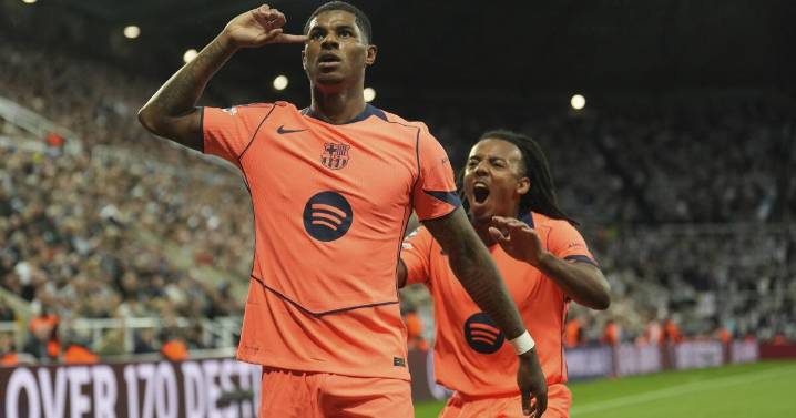Liga de Campeones: Rashford marca 2 en triunfo del Barcelona y De Bruyne cae ante el City