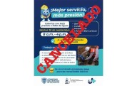 Cancela JMAS cambio de válvulas de mañana