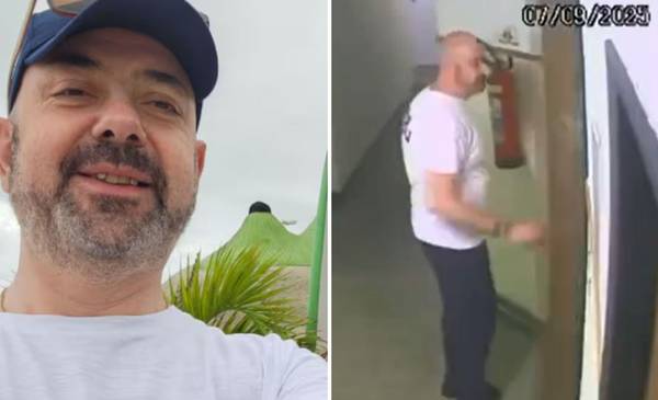 Video: la última vez que se vio al turista argentino con vida