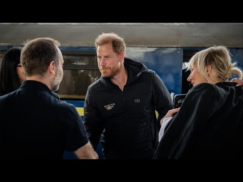 Prince Harry in Ukraine supporting wounded soldiers