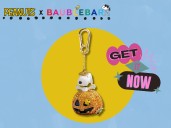 Get Halloween-style Snoopy bag charm while it's still in stock at Baublebar