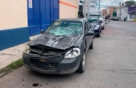 Taxista provoca accidente vial en Av. Universidad
