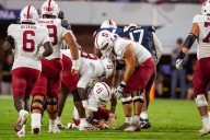 Stanford defense buckles in blowout loss at Virginia