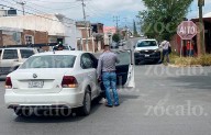 Conductor ignora enorme alto en la colonia Virreyes y protagoniza choque