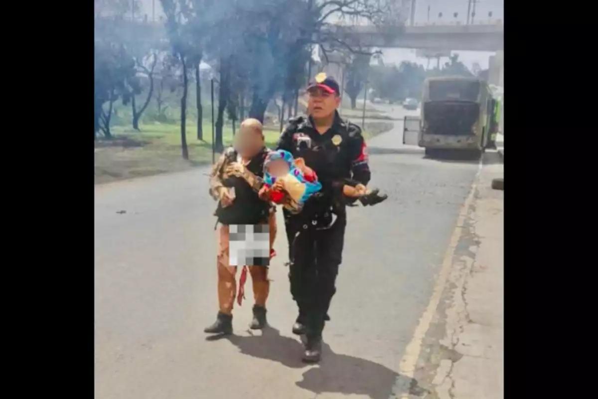 Explosión en Iztapalapa: abuela cubrió con su cuerpo a su nieta de 2 años y ambas están graves