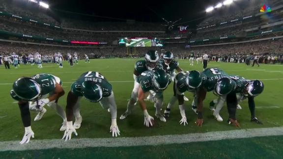 Banner day for Eagles as champs hold off Cowboys in wild one