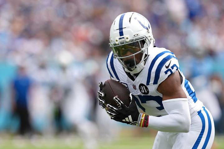 Kenny Moore II Delivers Pick-Six Ball Vs Titans To His Mother
