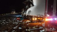 Choque de vehículos de carga al norte de Casanare esta madrugada