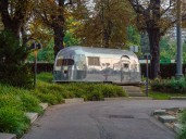 I paid $300 to spend 2 nights in an Airstream trailer for the first time. I'll never do it again in a city.