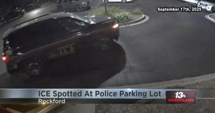 ICE Agents Seen at Rockford Police Station's Parking Lot