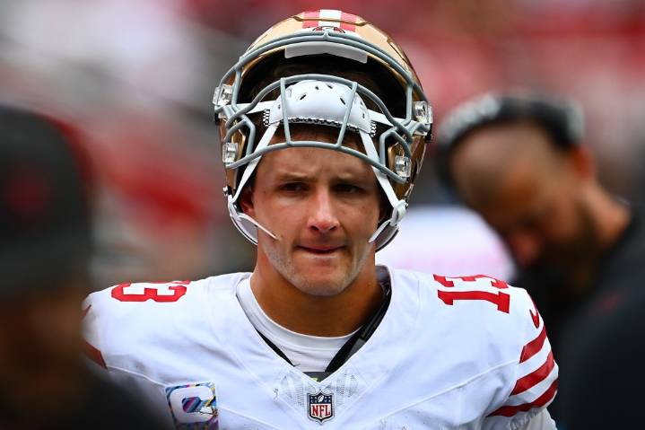 Brock Purdy’s toe hurts again as 49ers cram for Thursday game at Rams
