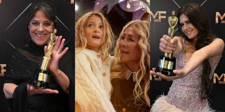 Las especiales dedicatorias de Julia Calvo e Isabel Macedo a Cris Morena en los Martín Fierro: “Gracias por no bajar los brazos”