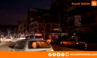 Huaraz quedó a oscuras: apagón causó caos vehicular y dos accidentes de tránsito