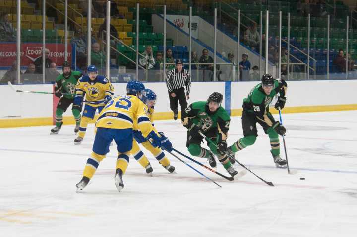 Blades come back to beat Raiders in shootout