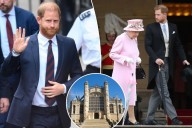 Prince Harry visits late Queen Elizabeth II's grave in Windsor as he arrives in UK for four