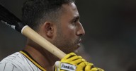 Padres outfielder Laureano has a broken finger and will miss the first round of the playoffs