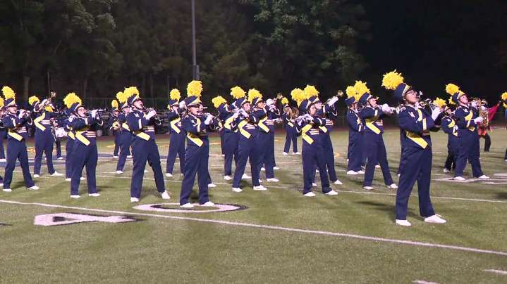 Marching band exhibition held in Lycoming County