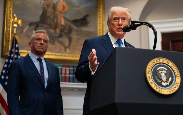 Trump strays from science in Tylenol