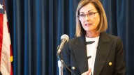Gov. Kim Reynolds discusses disciplining school staff on Charlie Kirk comments online