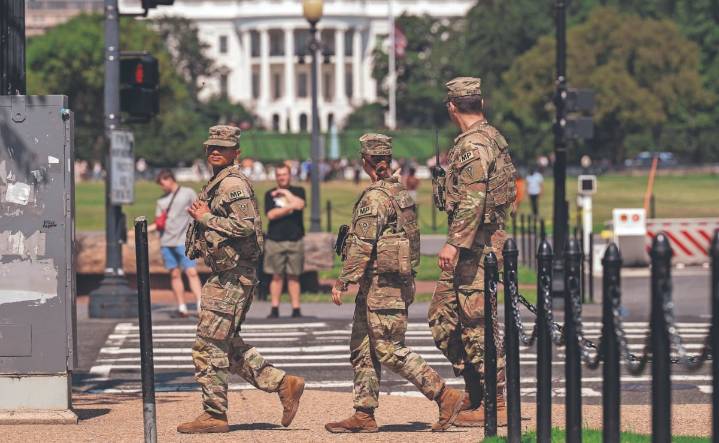 Trump politiza el uso de la Guardia Nacional