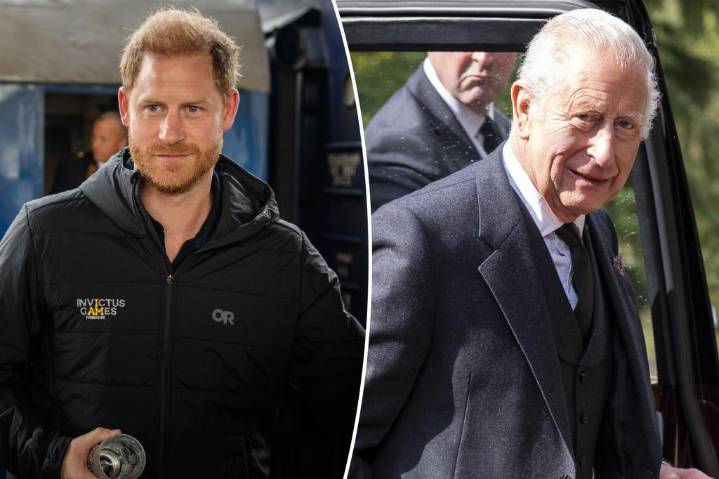 Prince Harry gives family advice to wounded soldiers after reuniting with King Charles