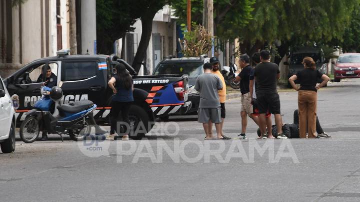 Avda. Moreno y Formosa: motociclista resultó herido en accidente de tránsito
