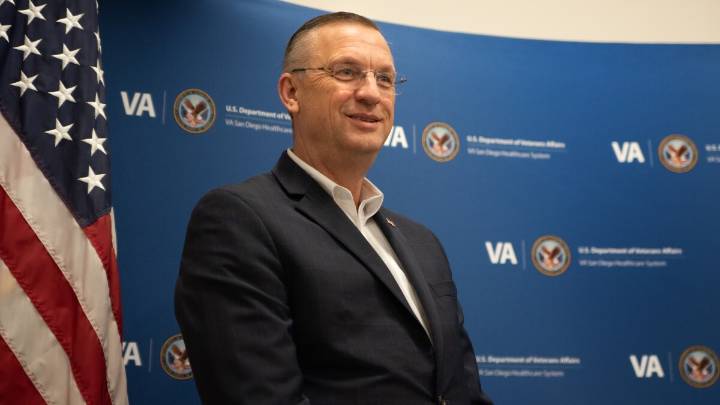 VA Secretary defends staff reductions, anti-union moves at agency during San Diego visit