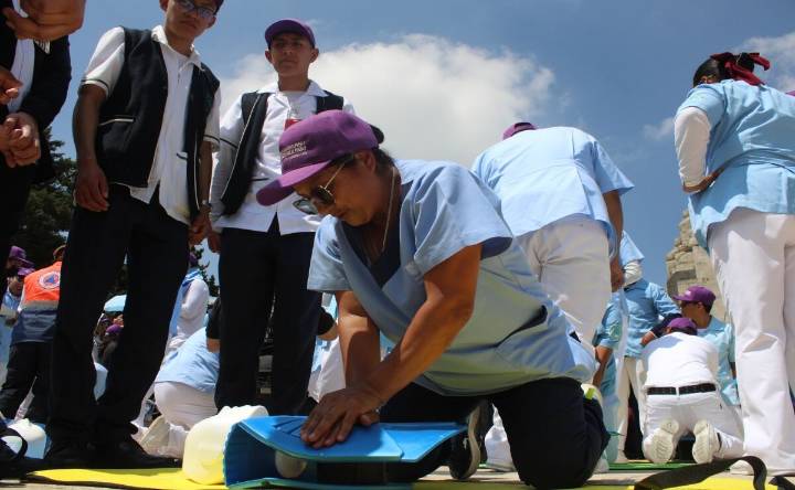 CDMX capacita a 2 mil 500 personas en RCP y primeros auxilios en clase masiva