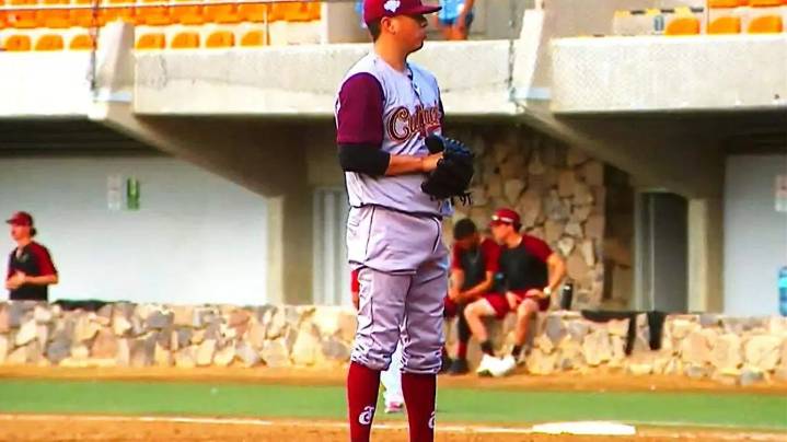 Pitcheo guinda luce y Tomateros vencen a Águilas en la Baja Series
