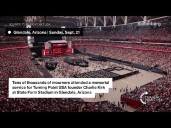 Thousands Gather for Charlie Kirk Memorial Service