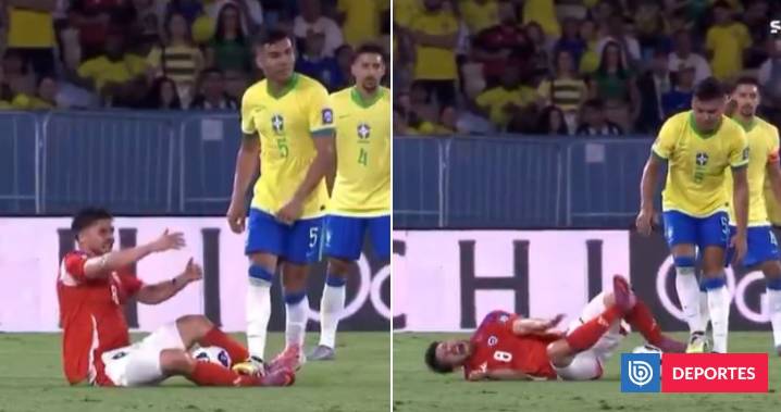 El pisotón ’mala leche’ de Casemiro a Loyola que quedó sin sanción: VAR no intervino pese a imágenes